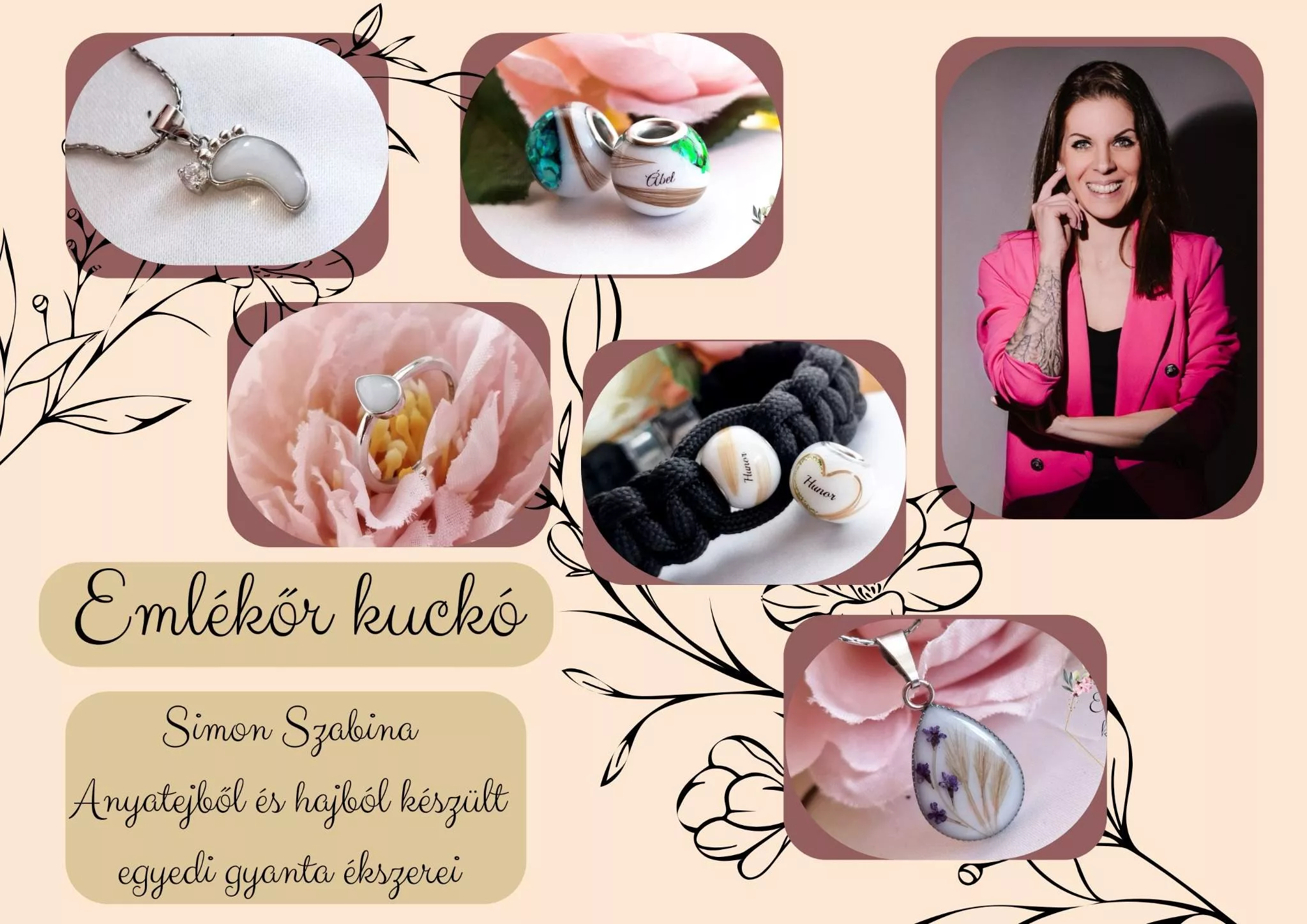 Egyedi ajándék, ami örökre szól – gyanta ékszerek hajból és anyatejből. Az Emlékőr Kuckó értetek van, hogy megörökítse életetek fontos pillanatait.