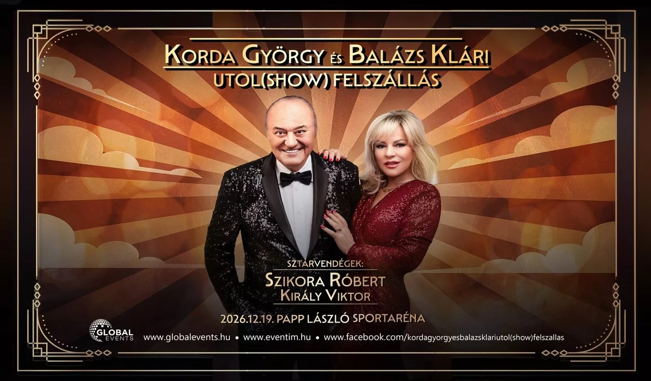 Legendás búcsú – így zárja pályafutását a Korda-házaspár az UTOL(SHOW) nagykoncerttel
