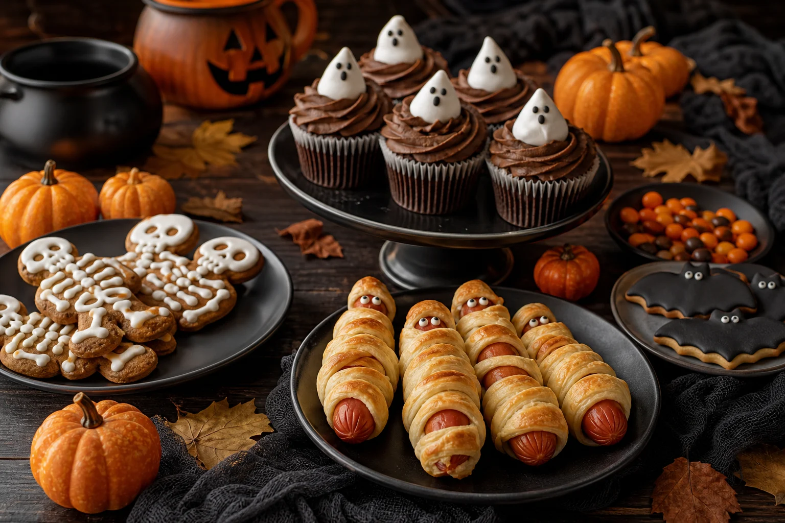 Halloweeni receptek, amelyek a közös sütés-főzést is ünneppé teszik